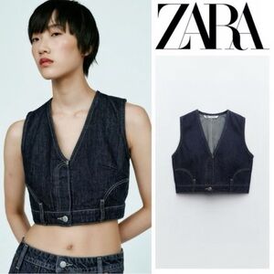 ZARA DEMIN VEST